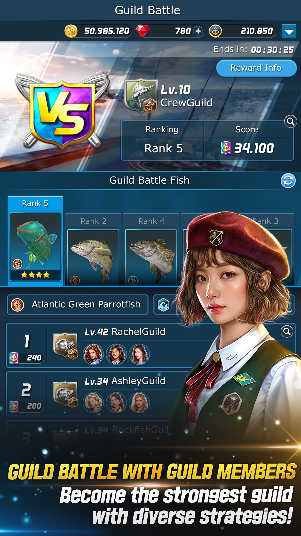 Ace Fishing: Crew still 3
