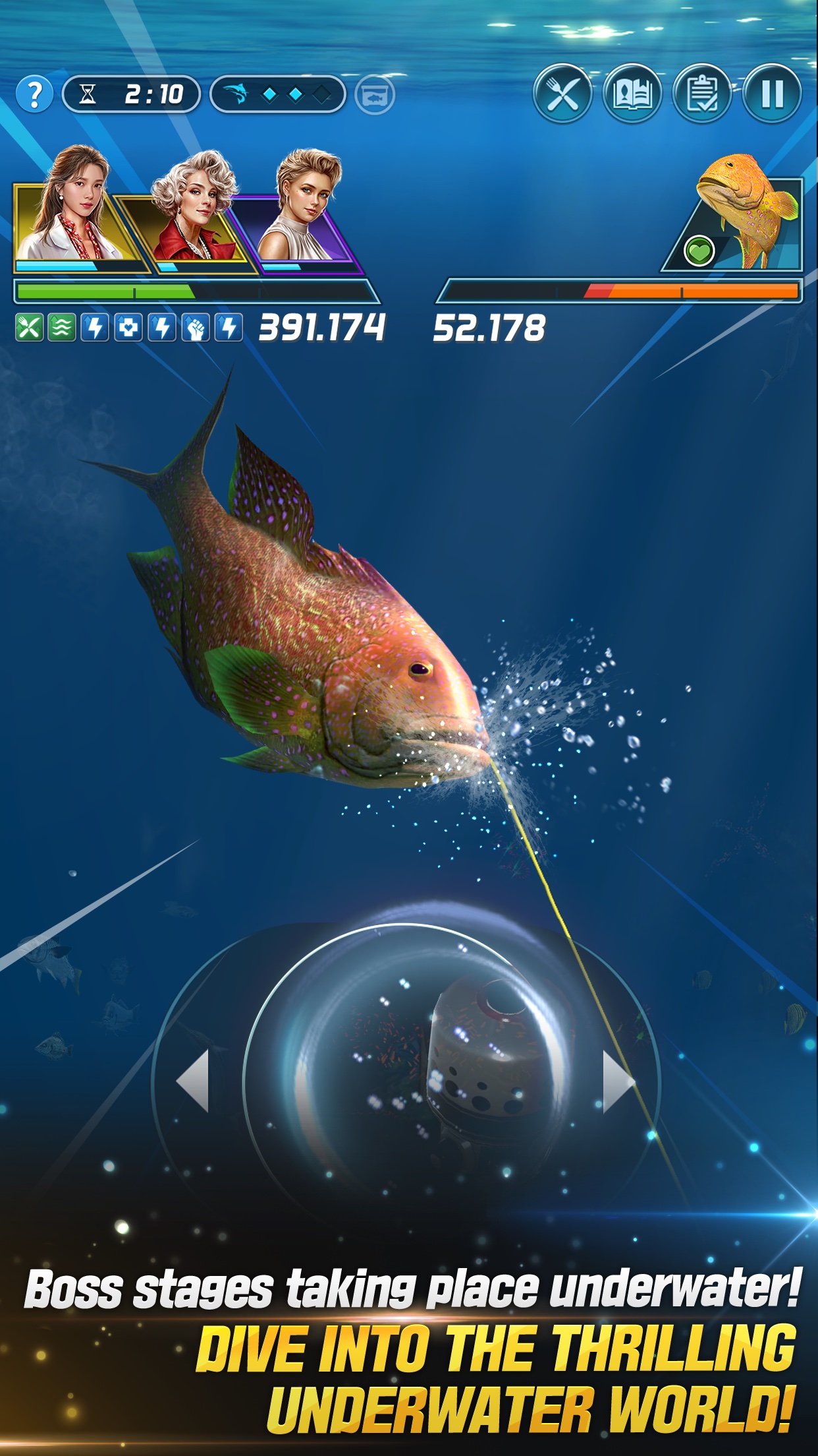 Ace Fishing: Crew still 4